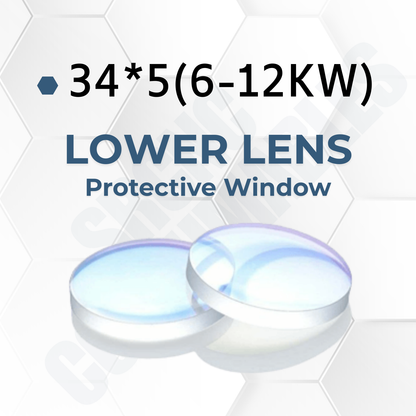 6 kW Fiber Laser Protective Windows | BOCI BLT4 Cutting Head Lenses